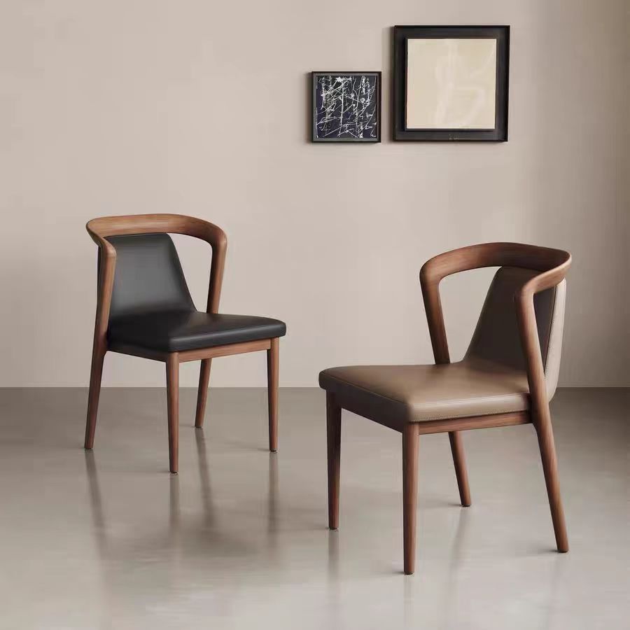 Gaoliang Dining Chair New Design Leather Upholstered Dining Chair OEM/ODM (YZ286)