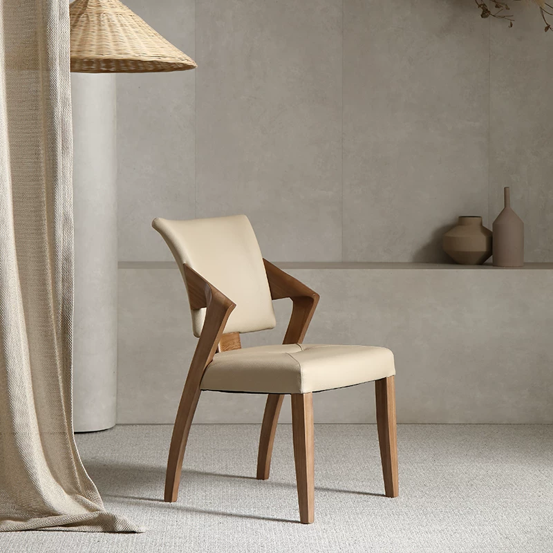 Gaoliang Dining Chair New Arrival High Back Brown Dining Chair OEM/ODM (YZ289)