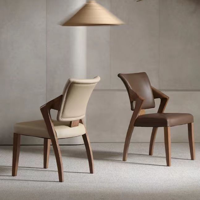 Gaoliang Dining Chair New Arrival High Back Brown Dining Chair OEM/ODM (YZ289)
