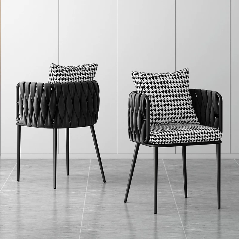Gaoliang Dinning Chair Cushion Backrest Cotton Linen Fabric Chair OEM/ODM (YZ294)