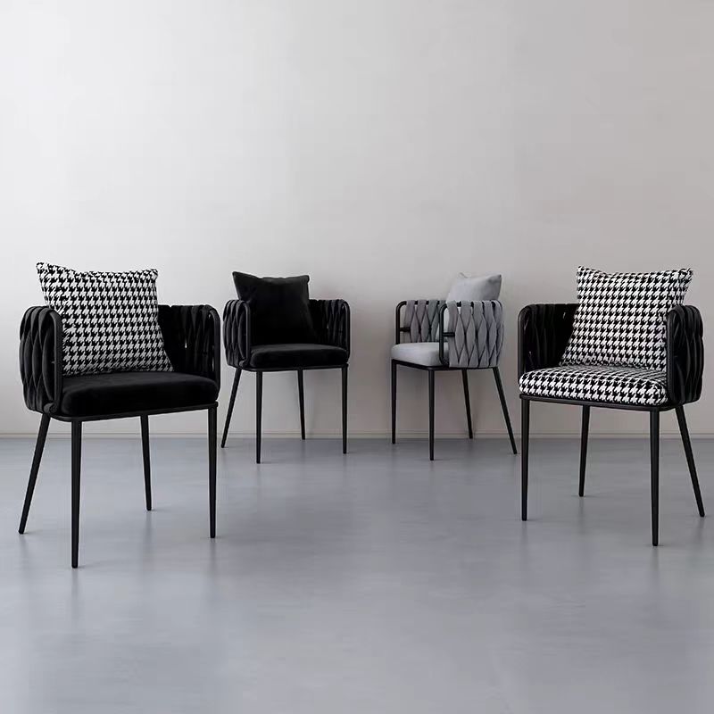 Gaoliang Dinning Chair Cushion Backrest Cotton Linen Fabric Chair OEM/ODM (YZ294)