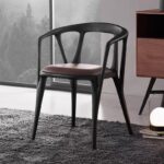 Gaoliang Dinning Chair Modern Retro Black Luxury Dining Room Chairs OEM/ODM (YZ303)