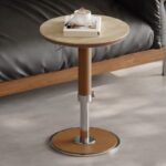 Gaoliang Side Table Italian Height Adjustable Round Small Table OEM/ODM (BJ154)