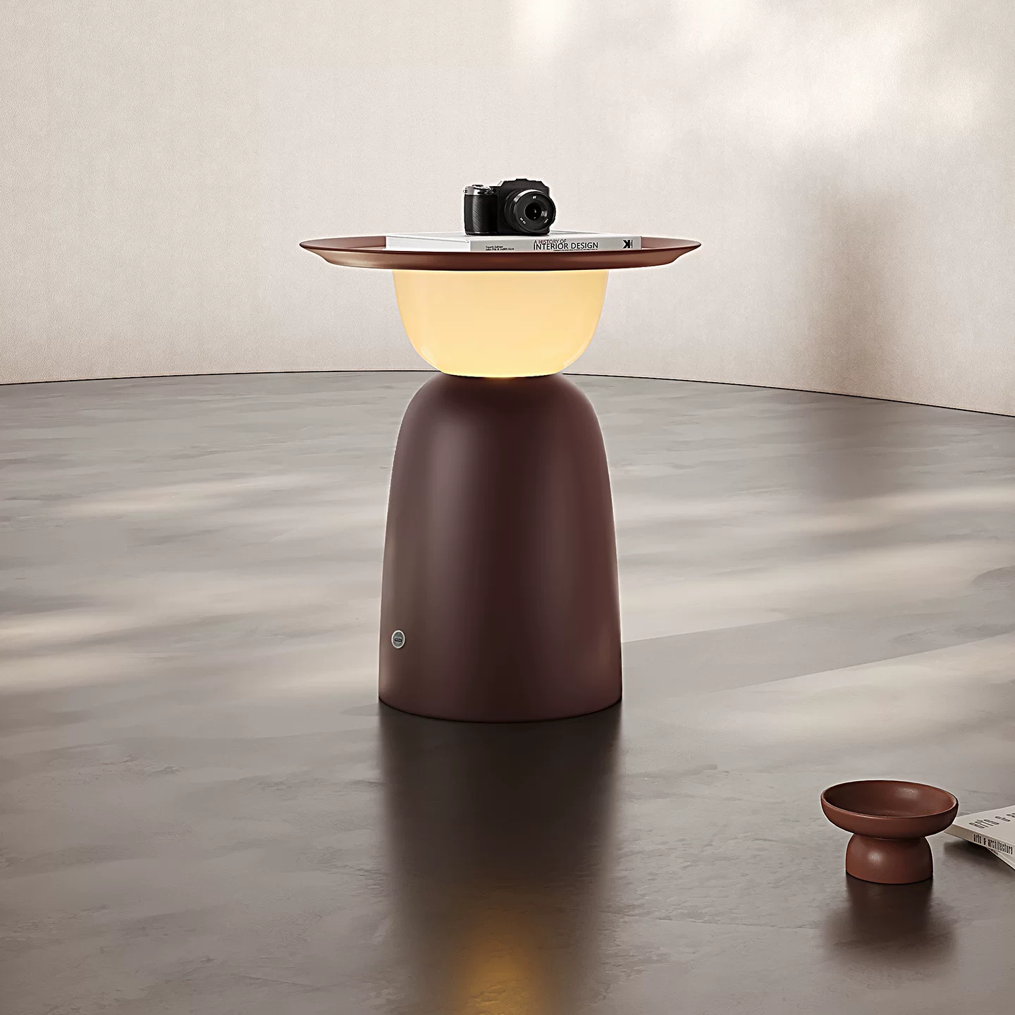 BJ155 (6) Gaoliang Side Table Metal Living Room Furniture Side Table Lamp OEM/ODM (BJ155)