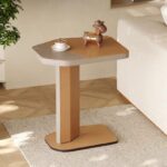 Gaoliang Side Table Leather Artistic C-shaped Small End Table OEM/ODM (BJ156)