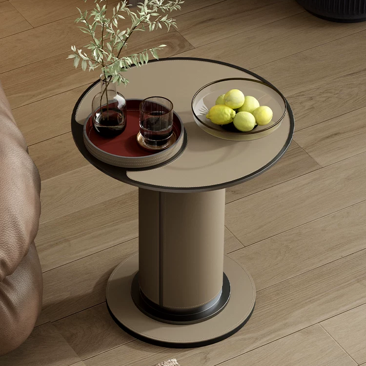 BJ158 (2) Gaoliang Side Table Modern Luxury Round Small Side Table OEM/ODM (BJ158)