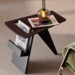 Gaoliang Side Table Solid Wood Built-in Book Storage Side Table OEM/ODM (BJ160)