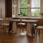 Gaoliang Dining Table Mid Century Family Dining Table Set OEM/ODM (CZ244)