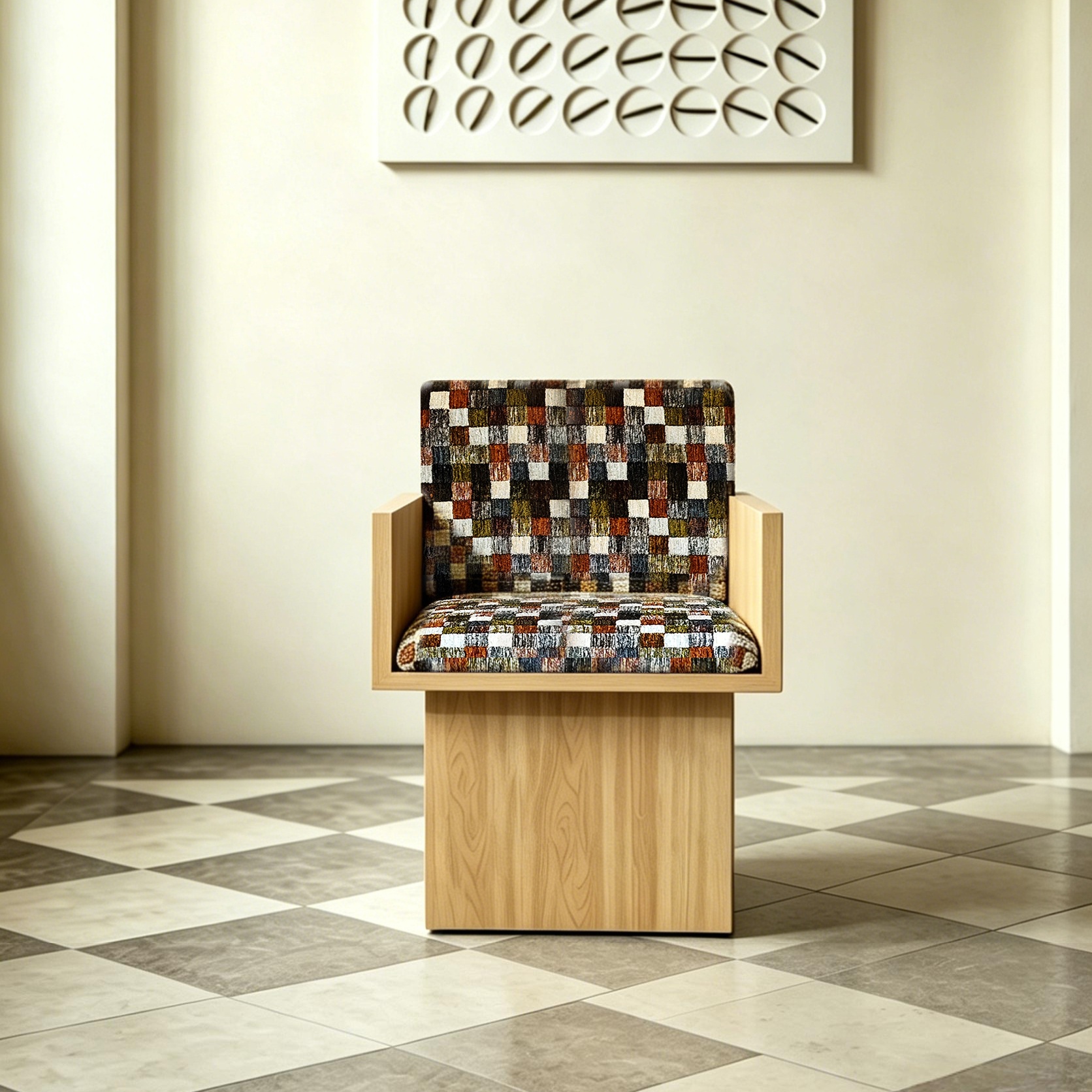 Gaoliang Accent Chair Wooden and Fabric Luxury Designer Armchairs OEM/ODM (DY325)