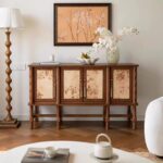 Gaoliang Sideboard Mid-century Style French Retro Storage Cabinet OEM/ODM (GZ239)