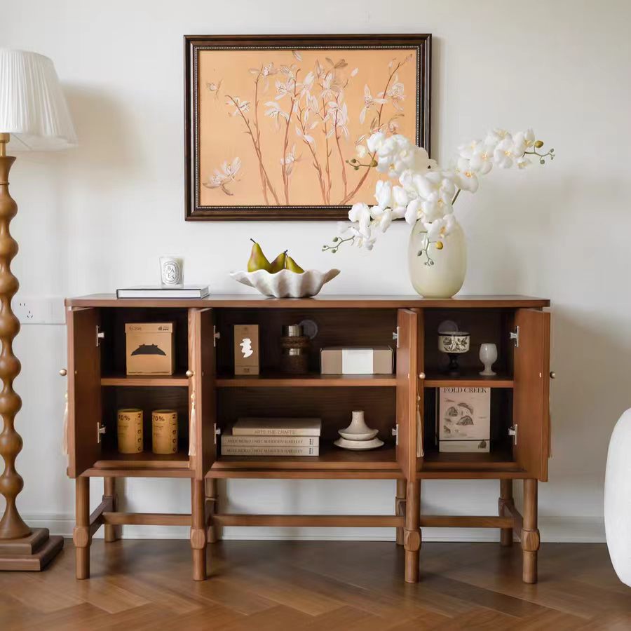 GZ239 (7) Gaoliang Sideboard Mid-century Style French Retro Storage Cabinet OEM/ODM (GZ239)