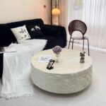 Gaoliang Coffee Table Factory Luxury Customized Fiberglass Coffee Table OEM/ODM (KF389)