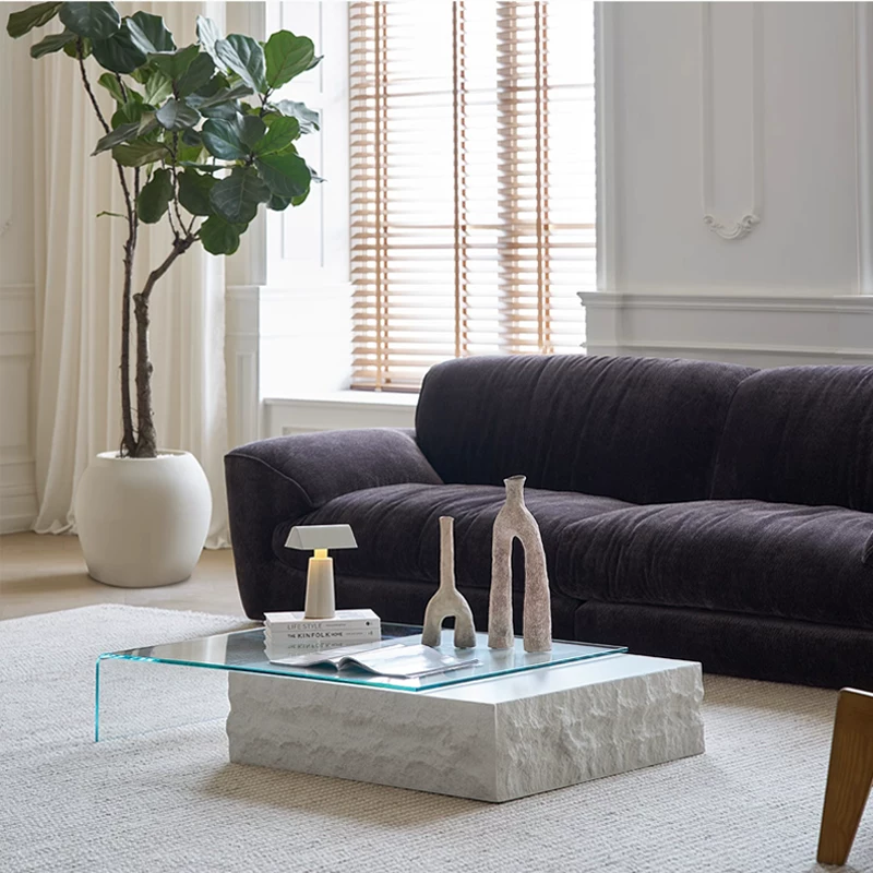 KF390 (2) Gaoliang Coffee Table New Retractable Home Living Room Coffee Table OEM/ODM (KF390)