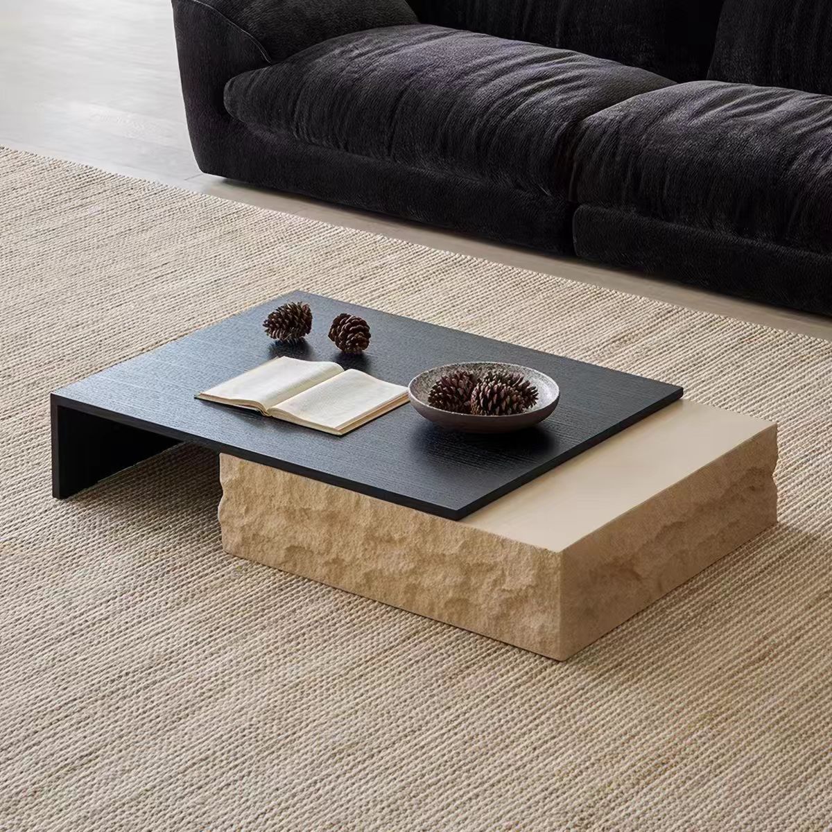 KF390 Gaoliang Coffee Table New Retractable Home Living Room Coffee Table OEM/ODM (KF390)