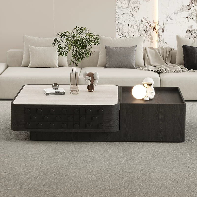 KF404 (2) Gaoliang Coffee Table Wooden Drawer Storage Living Room Coffee Tables OEM/ODM (KF404)