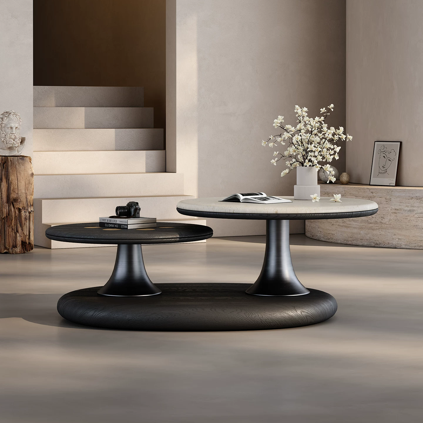 KF406 (3) Gaoliang Coffee Table Durable Modern Living Room Coffee Tables OEM/ODM (KF406)