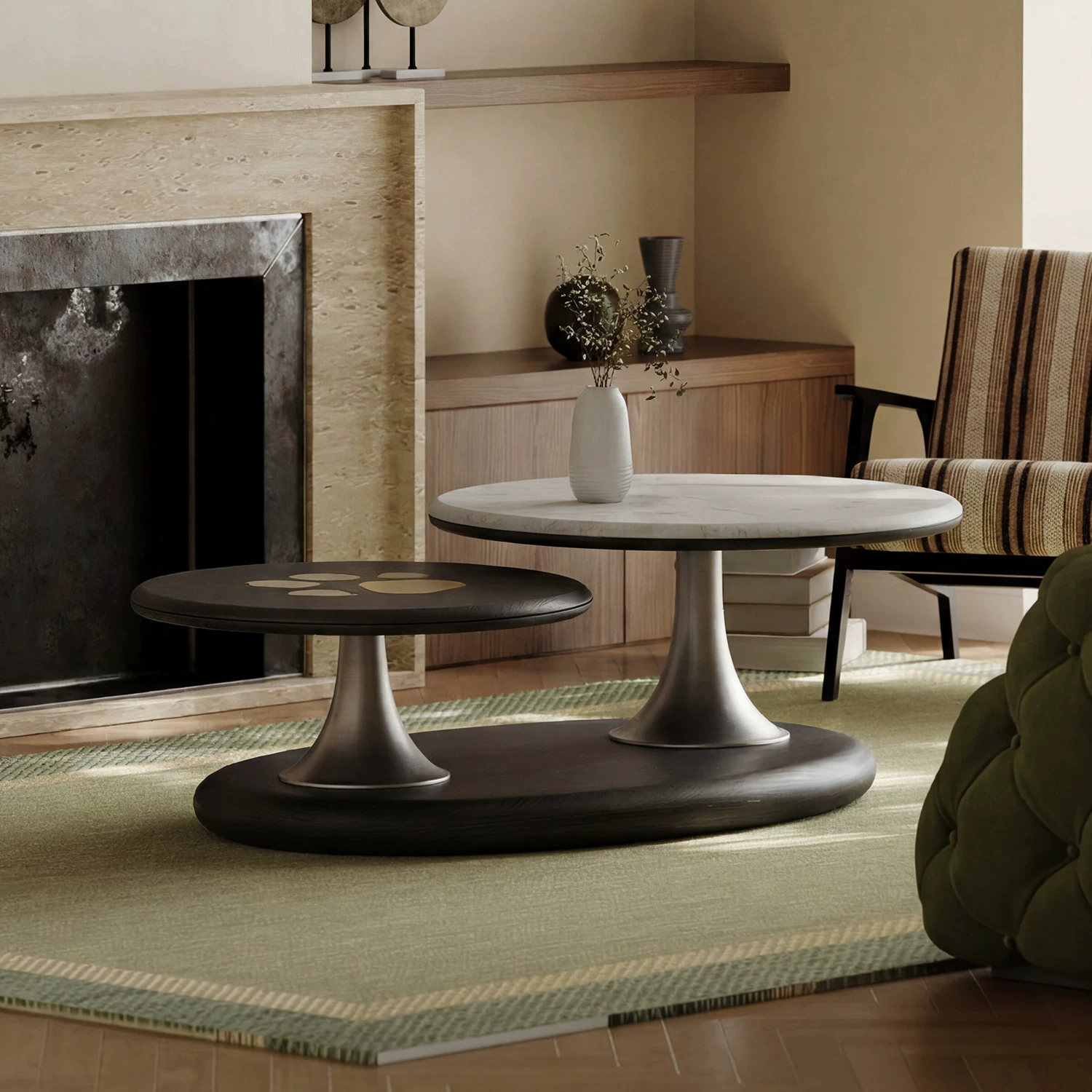 KF406 (6) Gaoliang Coffee Table Durable Modern Living Room Coffee Tables OEM/ODM (KF406)