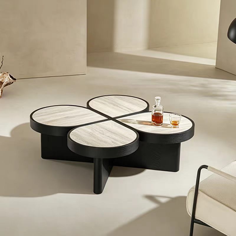 KF407 Gaoliang Coffee Table Four-leaf Clover Shaped Living Room Center Tables OEM/ODM (KF407)