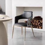 Dinning Chair Velvet Fashionable Back Design Dining Room Chairs