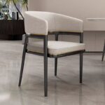 Gaoliang Dinning Chair Black Solid Wood Legs Restaurant Dining Chairs OEM/ODM (YZ264)
