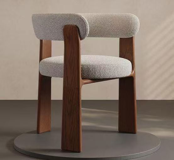 YZ305 Gaoliang Dinning Chair High-end Arc-shaped Curved Dining Chair OEM/ODM (YZ305)