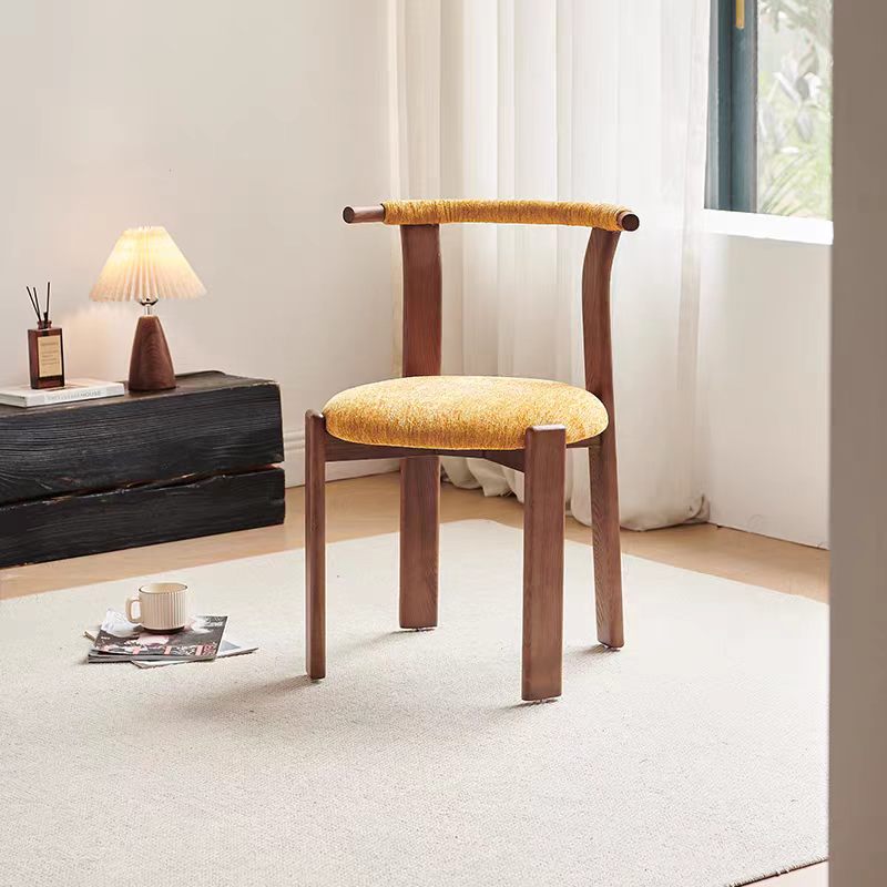 YZ308 (4) Gaoliang Dinning Chair Solid Ash Wood Antique Dining Chair OEM/ODM (YZ308)