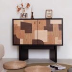 Sideboard Mid-century Vintage Entryway Storage Cabinet