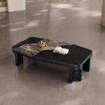 Gaoliang Coffee Table Modern Simple Solid Wood Coffee Table OEM/ODM (KF418)