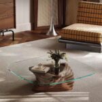 Gaoliang Coffee Table Light Luxury Living Room Center Tea Table OEM/ODM (KF419)