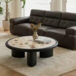 Gaoliang Coffee Table Modern Designer Creative Round Coffee Table OEM/ODM (KF421)