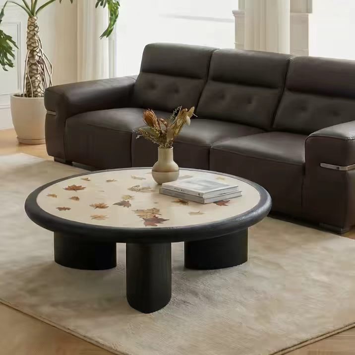 Gaoliang Coffee Table Modern Designer Creative Round Coffee Table OEM/ODM (KF421)