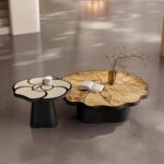Gaoliang Coffee Table Modern Elegant Living Room Center Tea Table Set OEM/ODM (KF423)