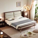 Gaoliang Bed Modern French Design Luxury King Size Bedroom Bed OEM/ODM (MC56)