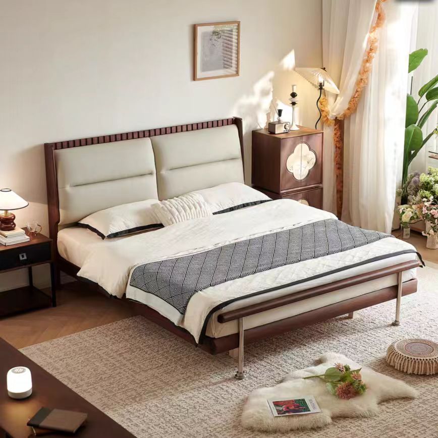 MC56 Gaoliang Bed Modern French Design Luxury King Size Bedroom Bed OEM/ODM (MC56)
