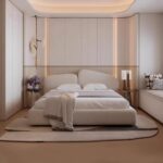 Gaoliang Bed Modern Elegant Simple Bedroom Furniture King Bed OEM/ODM (RC93)