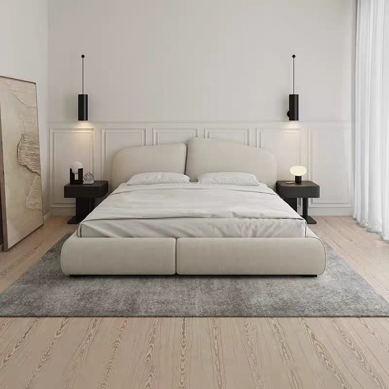 RC93 (4) Gaoliang Bed Modern Elegant Simple Bedroom Furniture King Bed OEM/ODM (RC93)