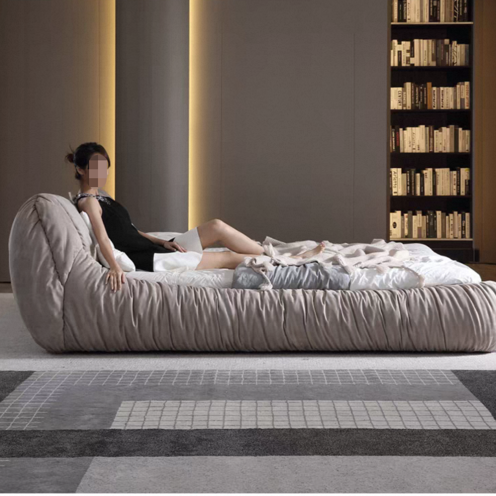 RC94-2 Gaoliang Bed Modern Tufted King Size Queen Size Full Bed OEM/ODM (RC94)