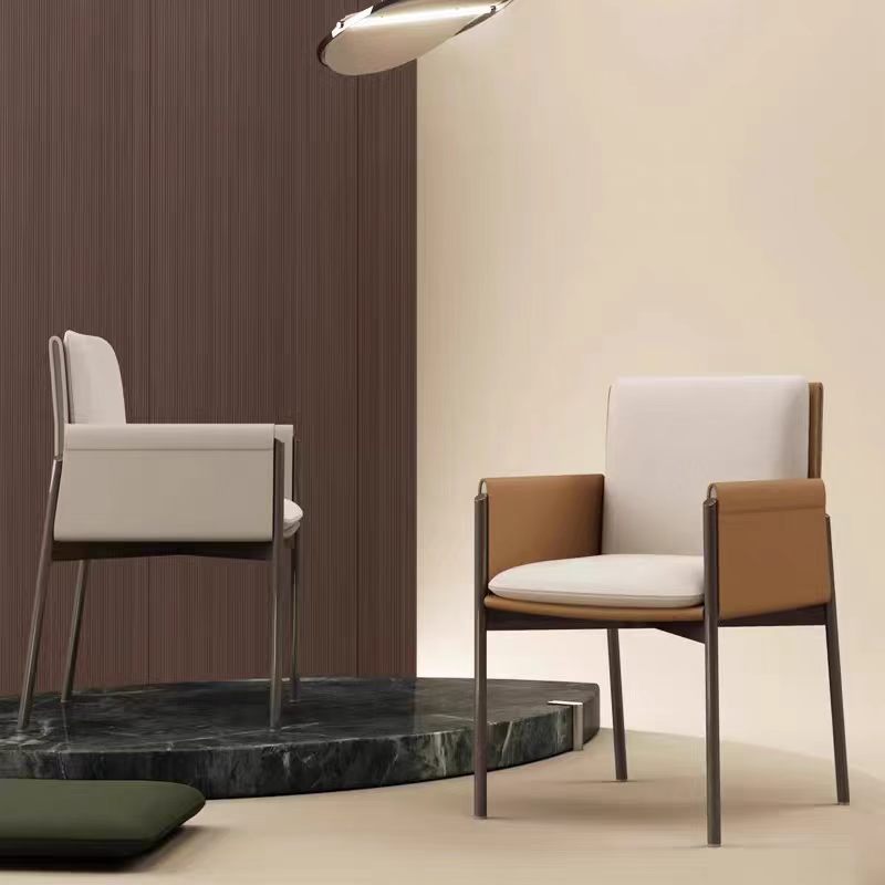 YZ180 (5) Gaoliang Dining Chair Metal Frame Durable Soft Leisure Dining Chair OEM/ODM (YZ180)