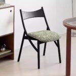 Gaoliang Dining Chair Japanese Style Solid Wood Dining Room Chairs OEM/ODM (YZ317)