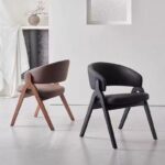 Gaoliang Dining Chair Modern Leather Upholstery Armrests Dining Chairs OEM/ODM (YZ318)