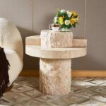 Gaoliang Side Table Luxury Durable Marble Small Corner Table OEM/ODM (BJ167)