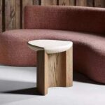 Gaoliang Side Table Modern Irregular Natural Stone Travertine Coffee Table OEM/ODM (BJ167)