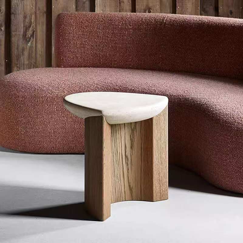 BJ167-5 (3) Gaoliang Side Table Modern Irregular Natural Stone Travertine Coffee Table OEM/ODM (BJ167)
