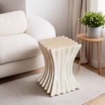 Gaoliang Side Table Square Beige Living Room Sofa Side Table OEM/ODM (BJ167)