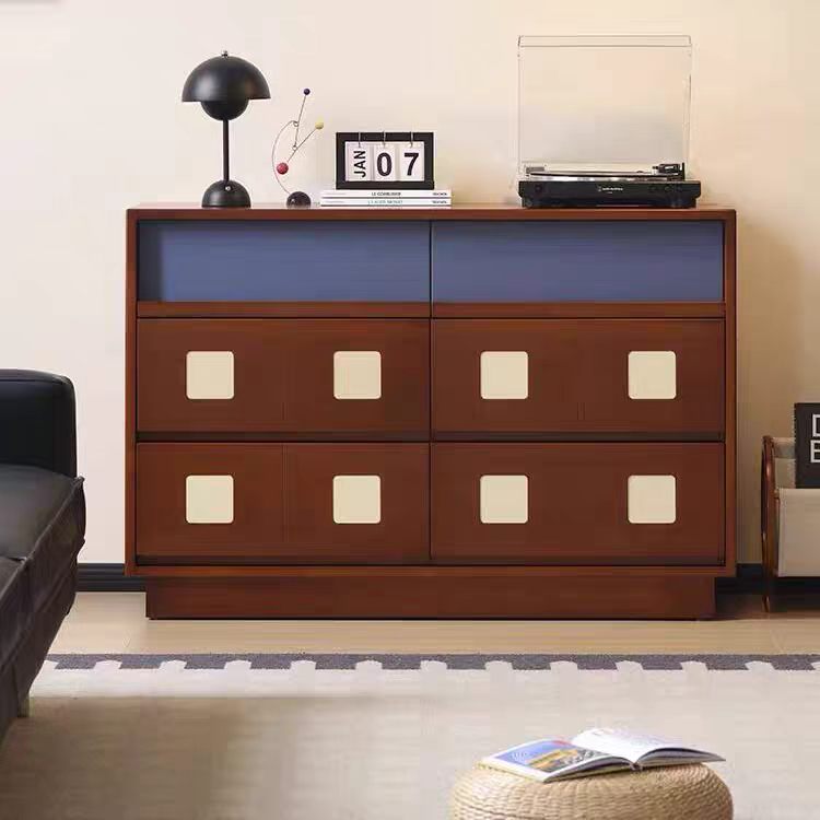 GZ254 Gaoliang Sideboard Retro Style Living Room Storage Cabinet drawers OEM/ODM (GZ254)