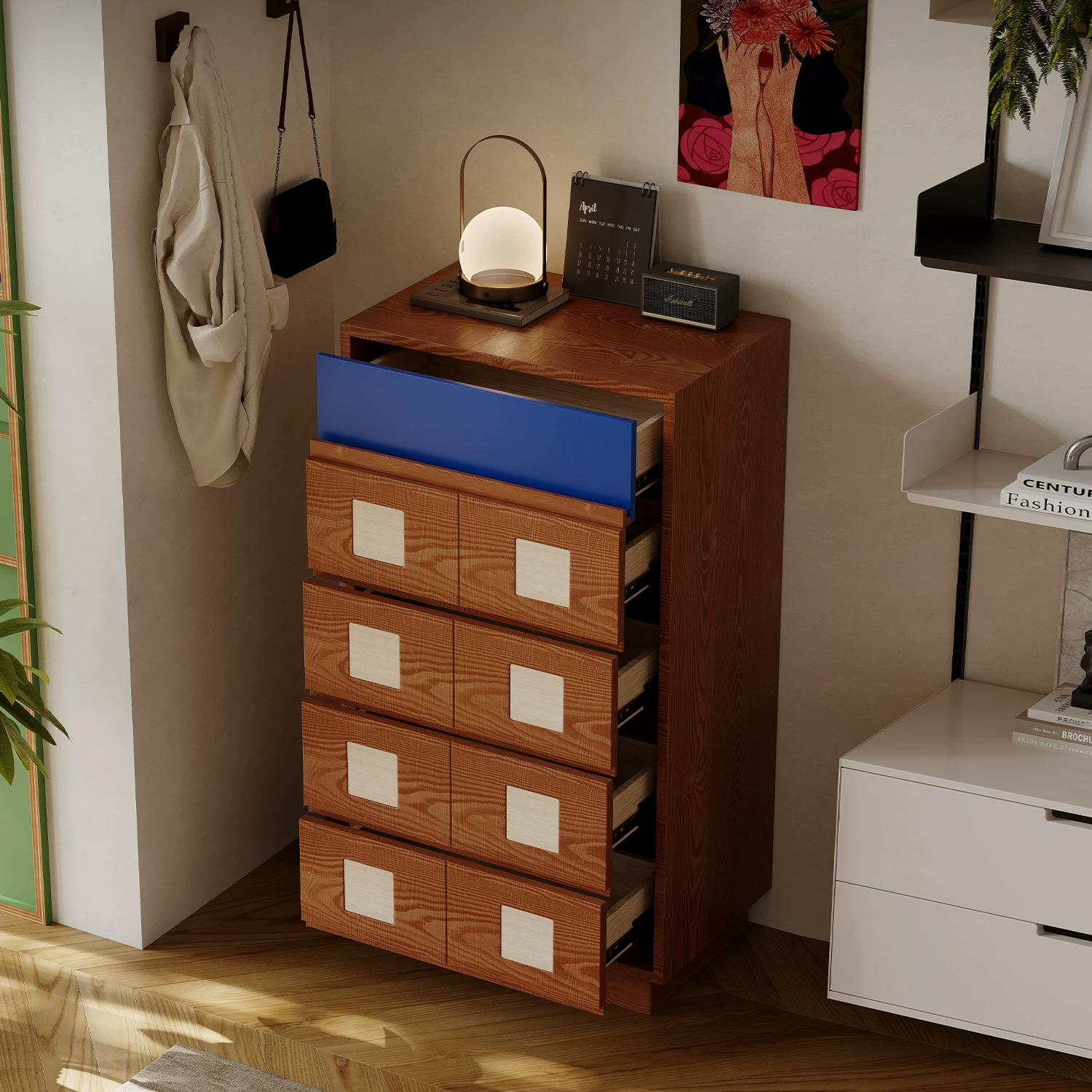 GZ255 (3) Gaoliang Sideboard Modern Vintage Living Room Sideboard Cabinet OEM/ODM (GZ255)