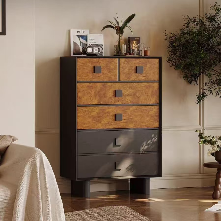 Gaoliang Sideboard Modern 6-Drawer Storage Cabinet OEM/ODM (GZ257)