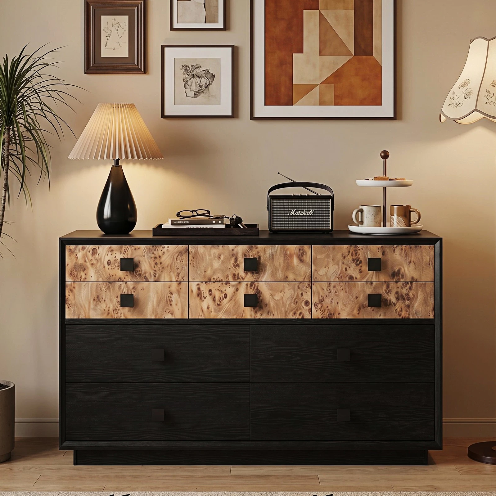 Gaoliang Sideboard Modern Solid Wood Minimalist Storage Cabinet OEM/ODM (GZ258)