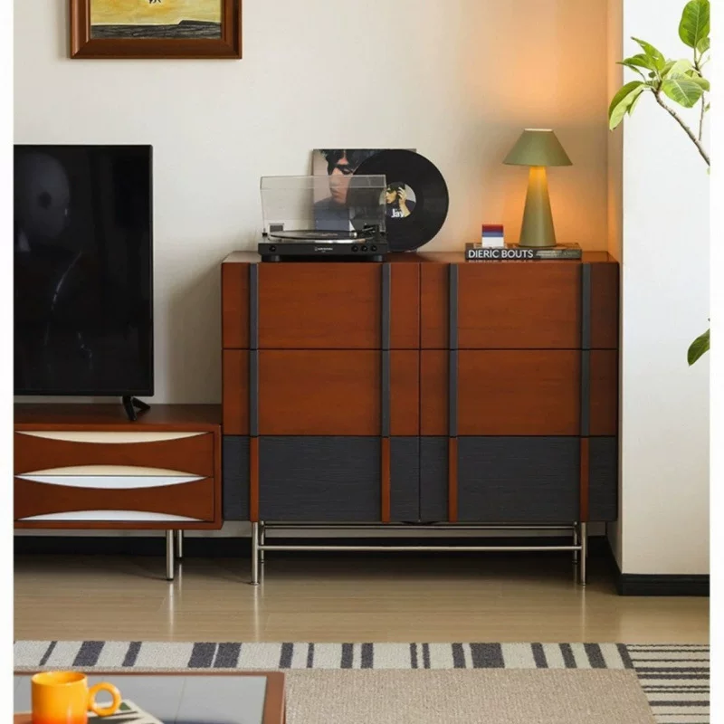 Gaoliang Sideboard Nordic Japanese Style Wooden Storage Cabinet OEM/ODM (GZ259)