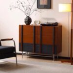 Gaoliang Sideboard Nordic Japanese Style Wooden Storage Cabinet OEM/ODM (GZ259)